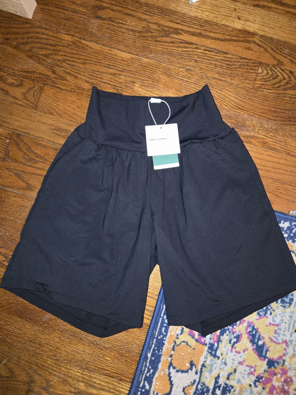HALARA Black High-Waist Performance Shorts
